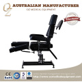 Section Adjustable Tattoo Chair Quality Leather Black Medical Table Factory Price Facial Massage Bed